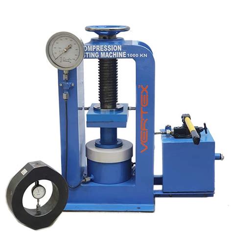 manual compression test machine|compression strength tester.